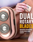 The Spot - Women's Mini Electric Shaver for Legs, Arms, and Face