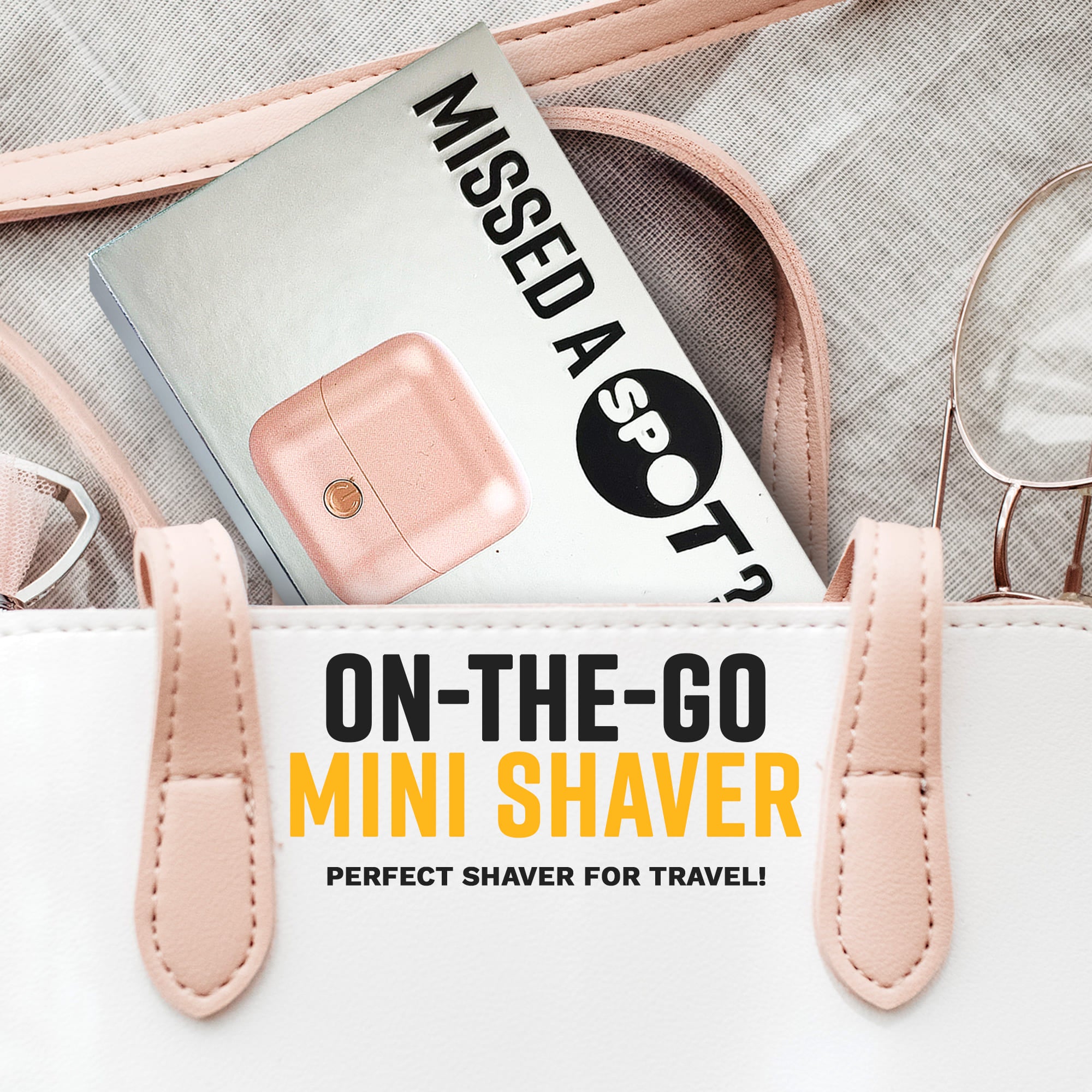 The Spot - Women's Mini Electric Shaver for Legs, Arms, and Face