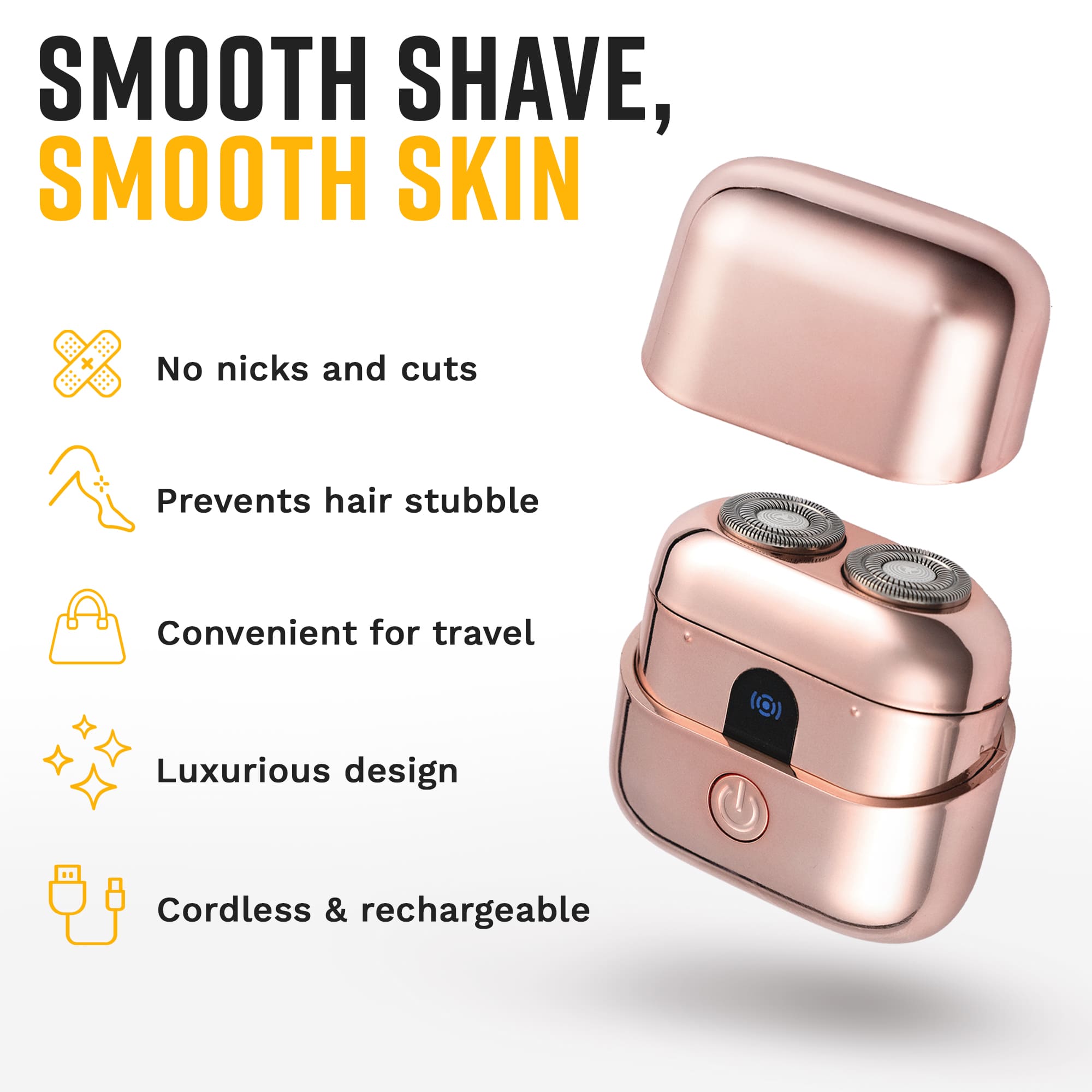 The Spot - Women's Mini Electric Shaver for Legs, Arms, and Face