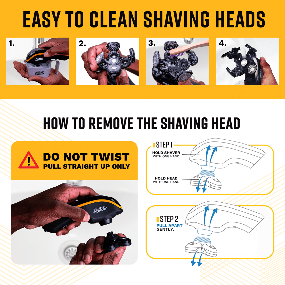 Bald Buddy - Ergonomic Bald Shaver - The Cut Buddy - The Cut Buddy