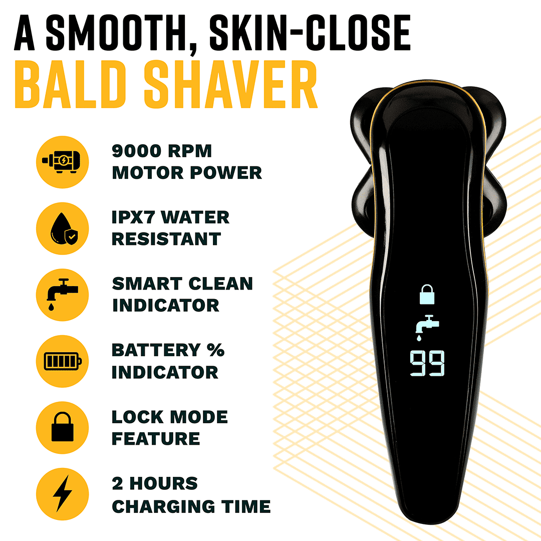 Bald Buddy - Ergonomic Bald Shaver - The Cut Buddy - The Cut Buddy