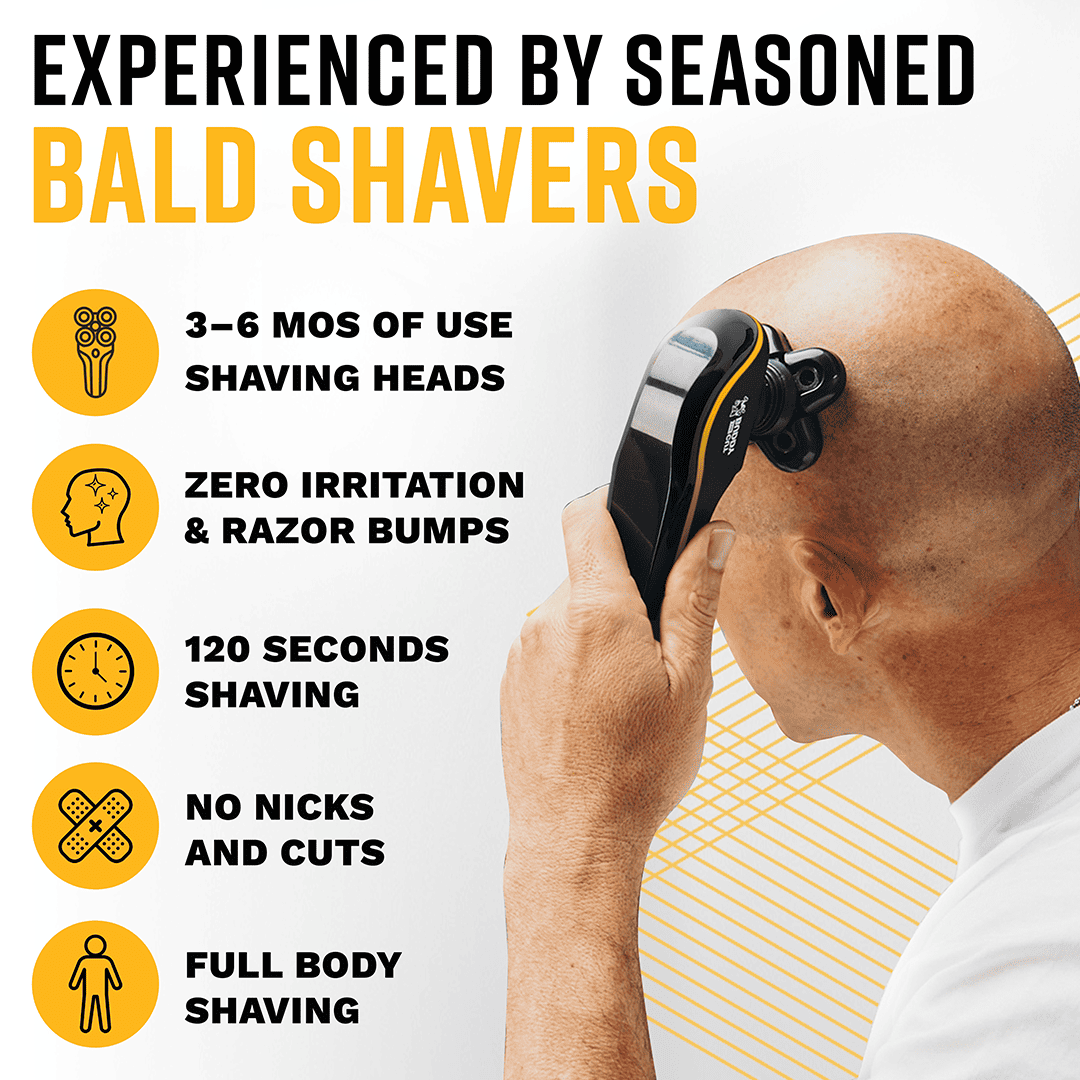 Bald Buddy - Ergonomic Bald Shaver - The Cut Buddy - The Cut Buddy