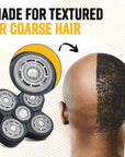 Bald Buddy Textured - Hair Shaving Head – For Coarse & Curly Hair (1 Unit) - The Cut Buddy - The Cut Buddy