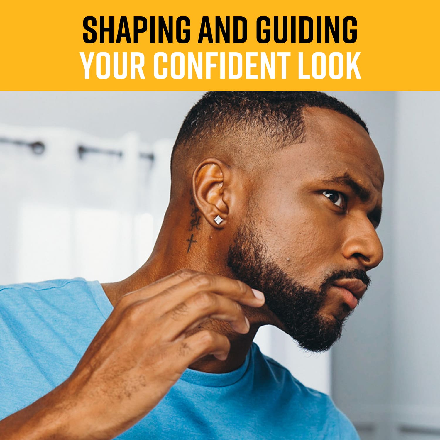Beard Shaping Tool and Hair Trimmer Guide - Plus Version - The Cut Buddy - The Cut Buddy