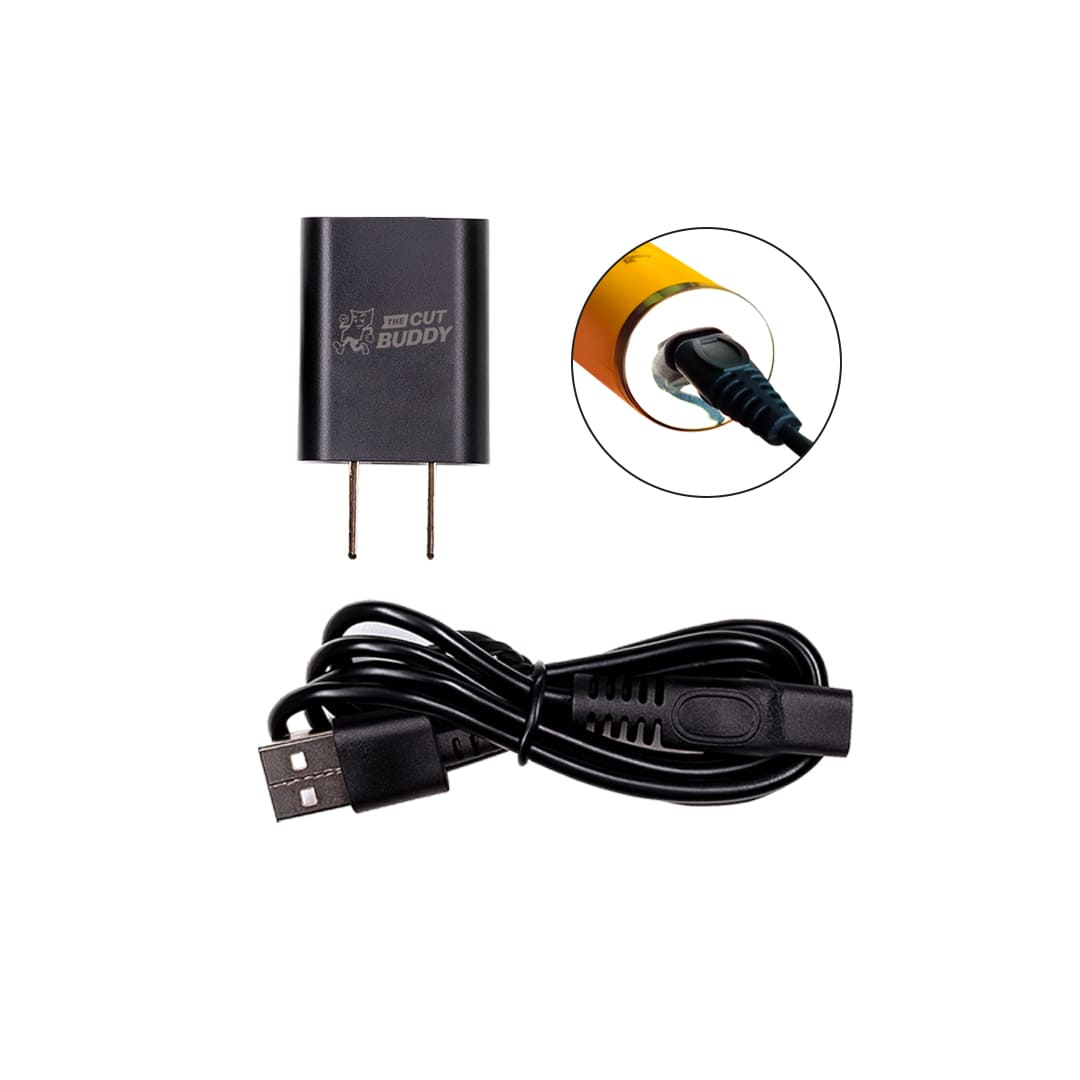 Charger and Adapter for Beginners Clipper - The Cut Buddy - The Cut Buddy