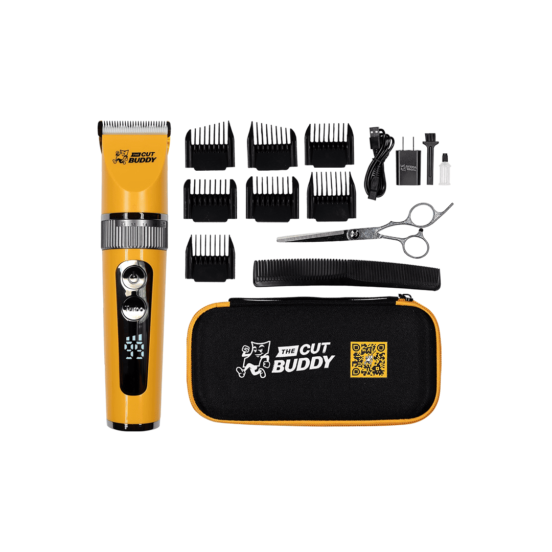 Cordless Hair and Beard Clipper with Scissors + Case - The Cut Buddy - The Cut Buddy