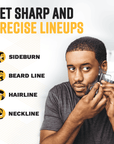 Hair Edge Up Trimmer Guide and Beard Shaping Stencil Tool - The Cut Buddy - The Cut Buddy
