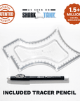 Hair Edge Up Trimmer Guide and Beard Shaping Stencil Tool - The Cut Buddy - The Cut Buddy