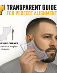 Hair Edge Up Trimmer Guide and Beard Shaping Stencil Tool - The Cut Buddy - The Cut Buddy