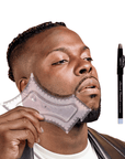 Hair Edge Up Trimmer Guide and Beard Shaping Stencil Tool - The Cut Buddy - The Cut Buddy