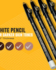 Ivory White - Speed Tracer Barber Pencils + Sharpener - The Cut Buddy - The Cut Buddy