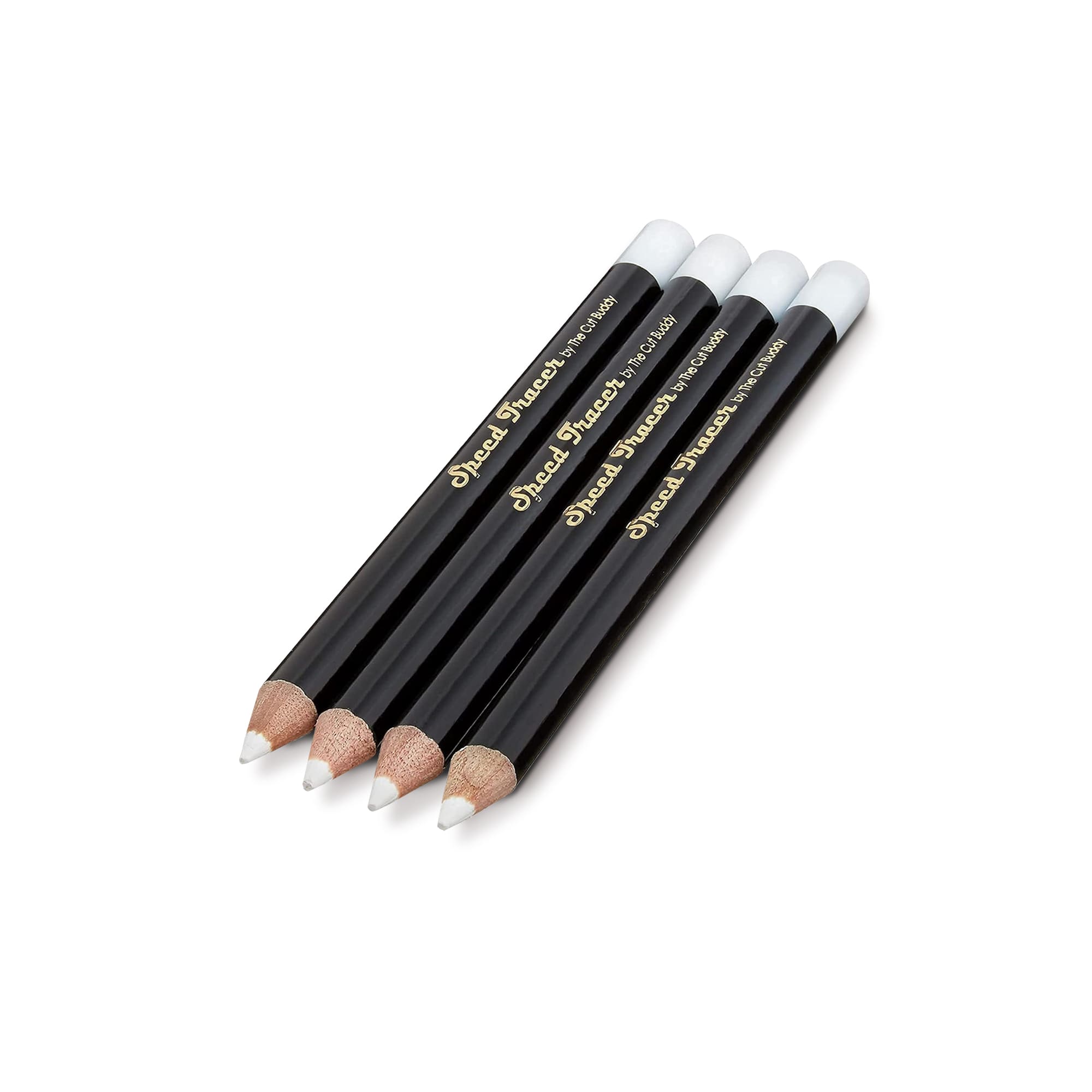Ivory White - Speed Tracer Barber Pencils + Sharpener - The Cut Buddy - The Cut Buddy