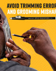 Ivory White - Speed Tracer Barber Pencils + Sharpener - The Cut Buddy - The Cut Buddy