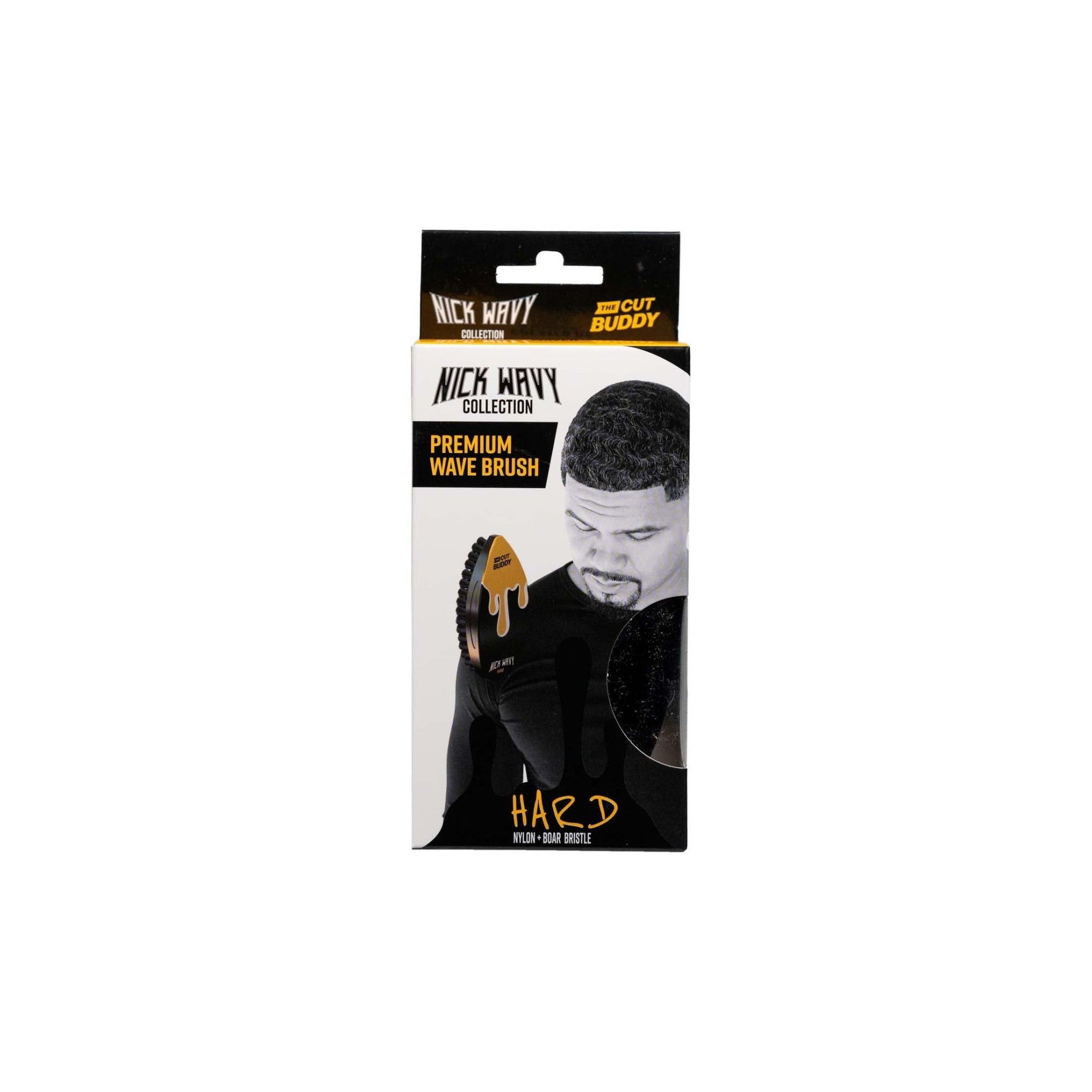 Nick Wavy Collection - Hard Bristle Waves Brush - The Cut Buddy-The Cut Buddy