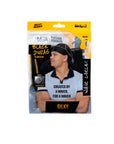 Nick Wavy Collection - Satin Durag (Black Body / Yellow Stitch) - The Cut Buddy-The Cut Buddy