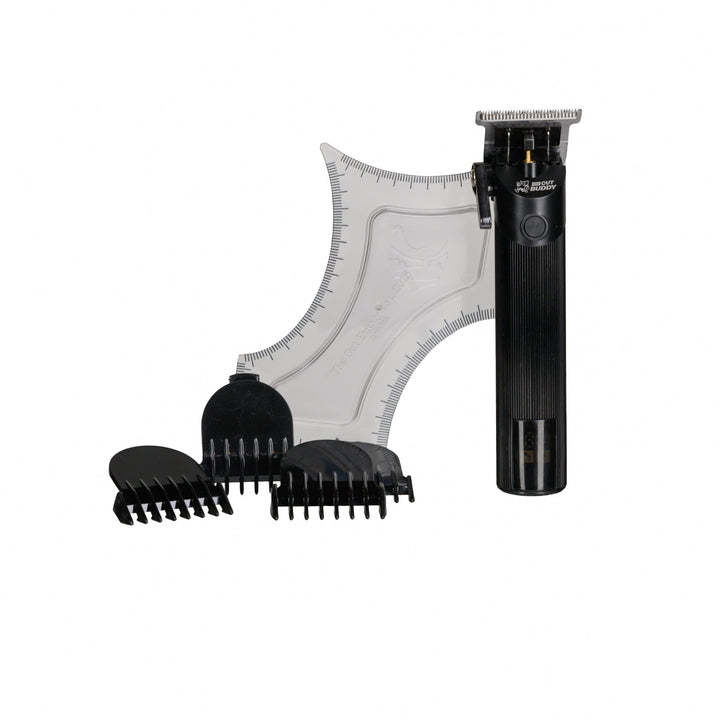 Using Cut Buddy Clippers And Trimmers To Fade And Line Short Hair - The Cut Buddy