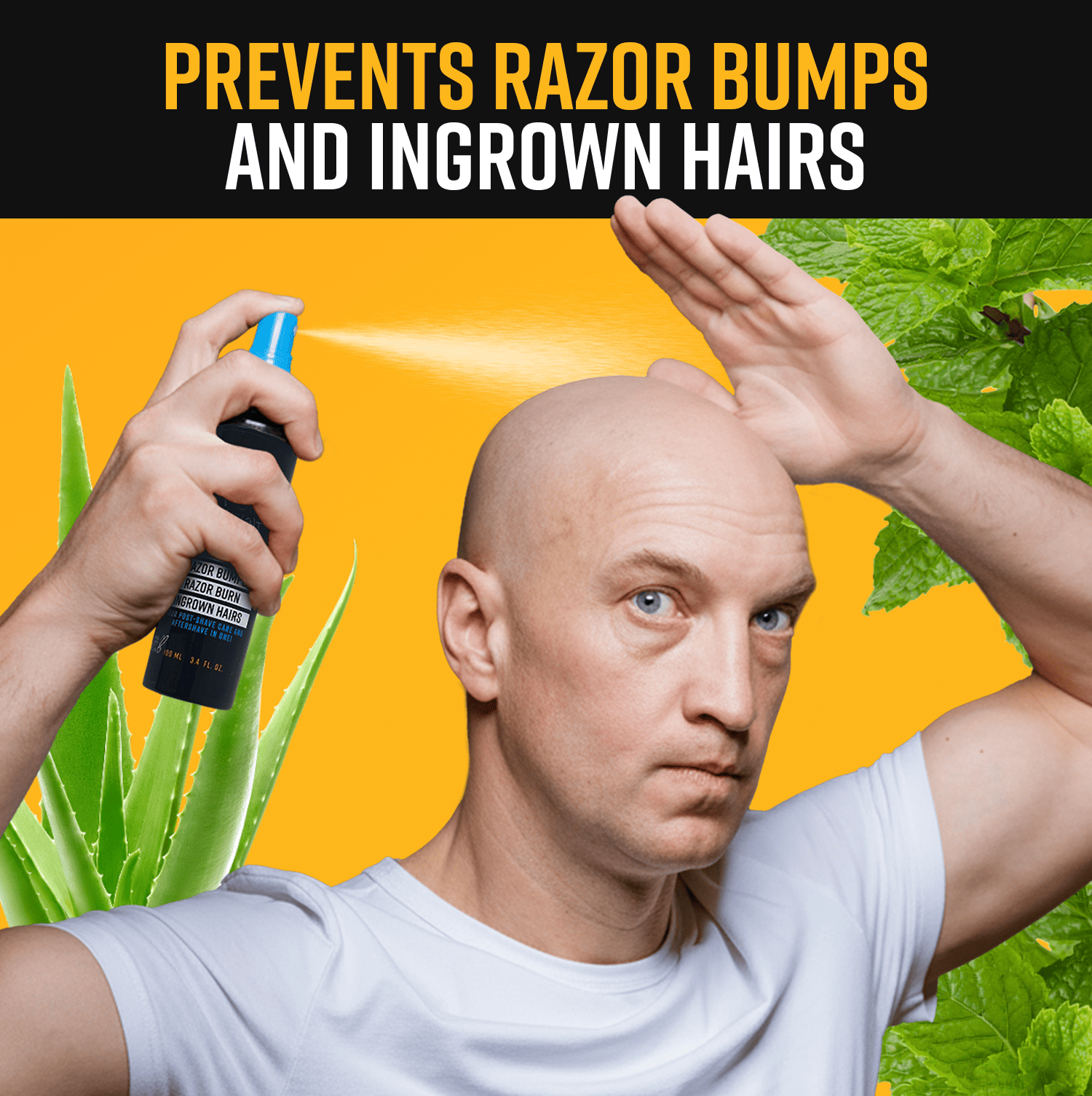 THE ZERO-BUMP SHAVE SYSTEM