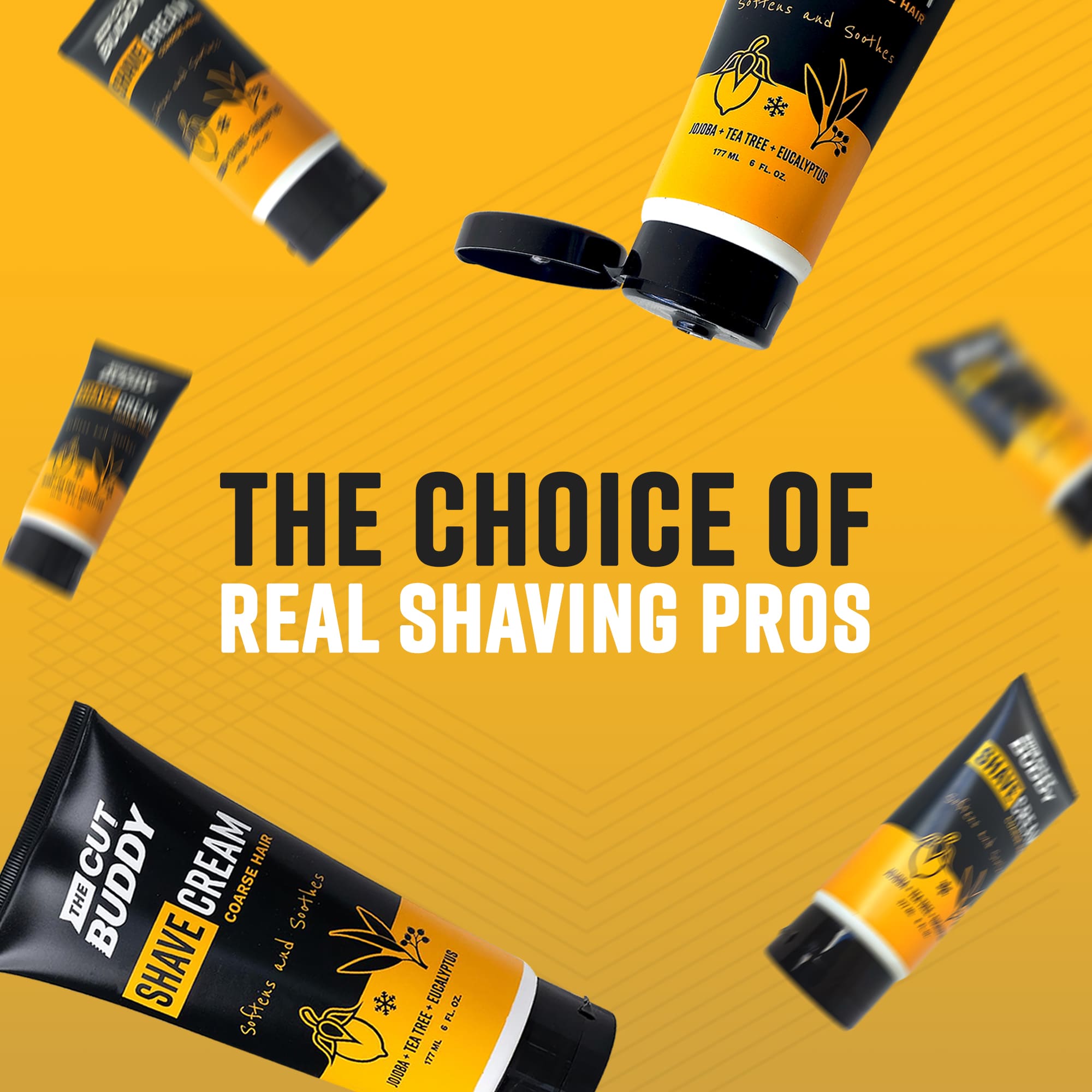 Shaving Cream for Coarse & Curly Hair (6oz)