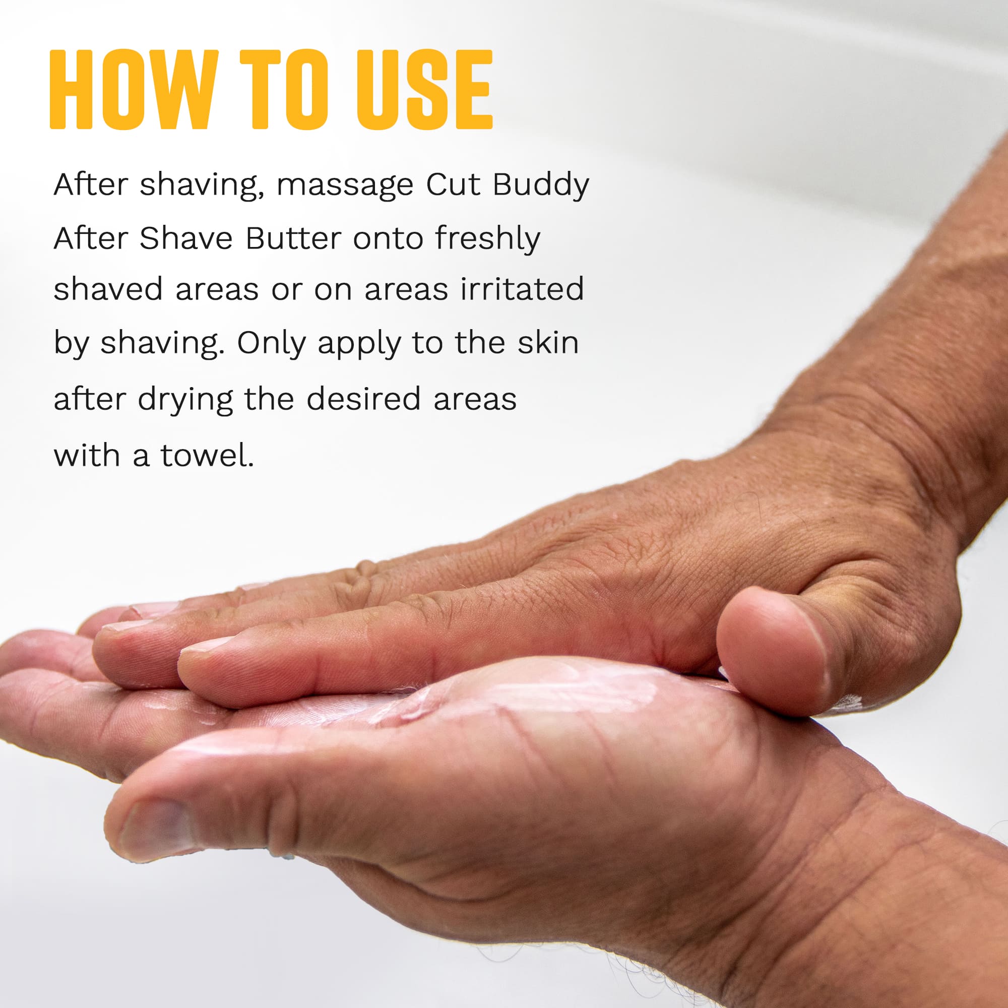 After Shave Moisturizer Butter with Razor Bump Defense (8 oz) - The Cut Buddy - The Cut Buddy