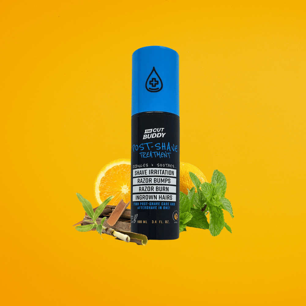 Product profile for Bump Buddy spray featuring citrus and mint extracts designed for immediate dermal cooling and anti-inflammatory relief.