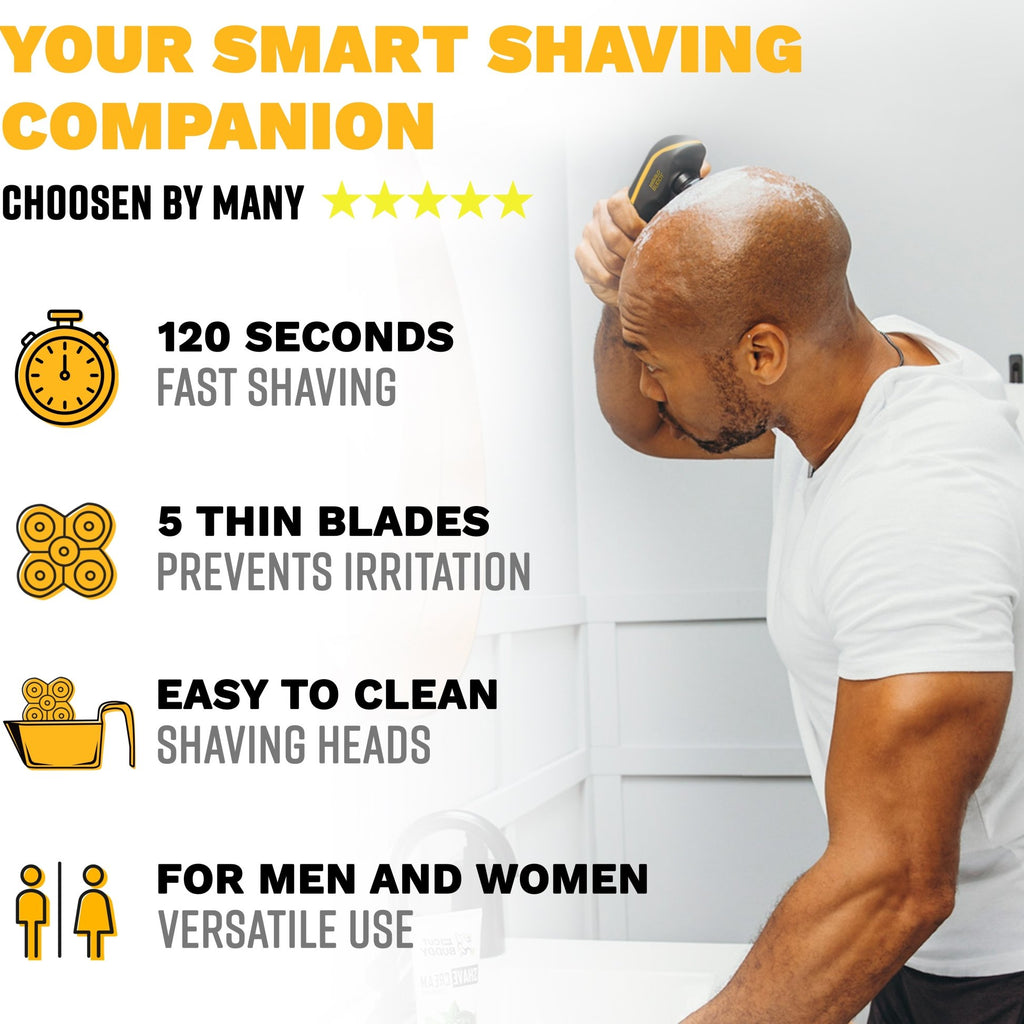 Bald Buddy - Ergonomic Bald Shaver - The Cut Buddy - The Cut Buddy