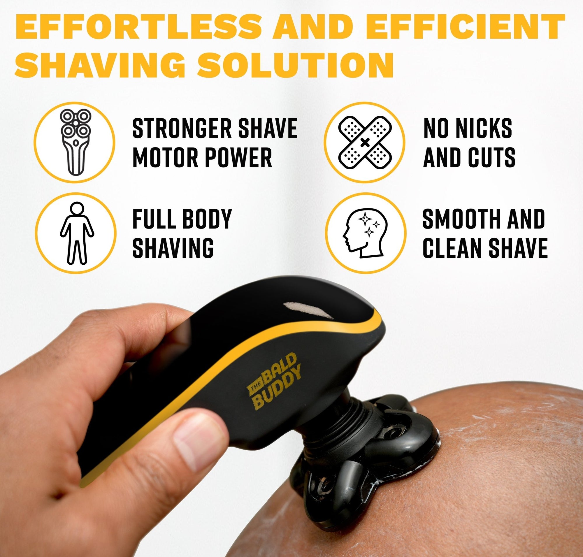 Bald Buddy - Ergonomic Bald Shaver - The Cut Buddy - The Cut Buddy