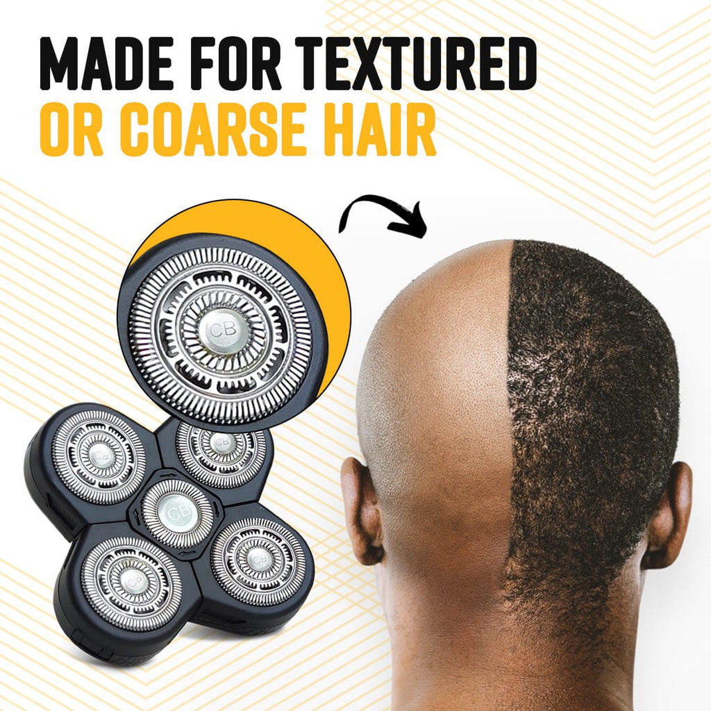 Bald Buddy Textured - Hair Shaving Head – For Coarse &amp; Curly Hair (1 Unit) - The Cut Buddy - The Cut Buddy