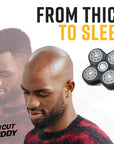 Bald Buddy Textured - Hair Shaving Head – For Coarse and Curly Hair (1 Unit) - The Cut Buddy - The Cut Buddy