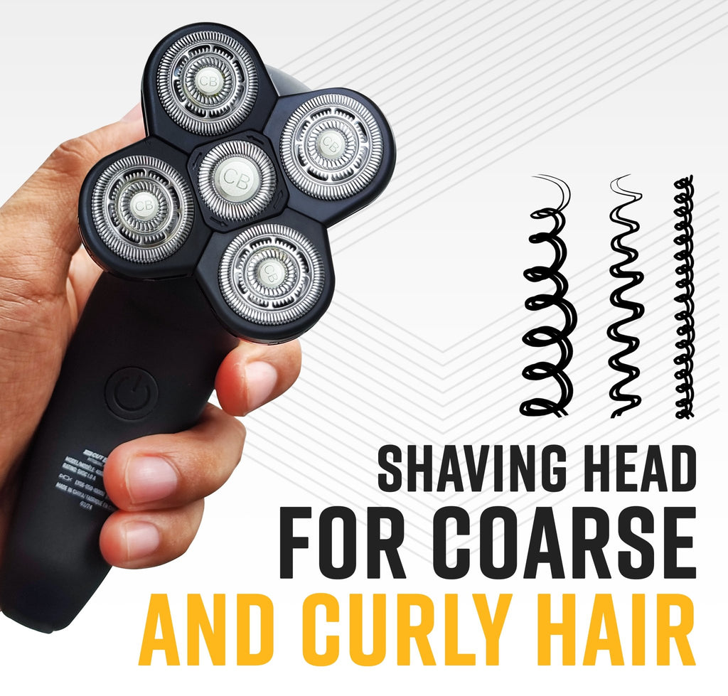Bald Buddy Textured - Hair Shaving Head – For Coarse and Curly Hair (1 Unit) - The Cut Buddy - The Cut Buddy