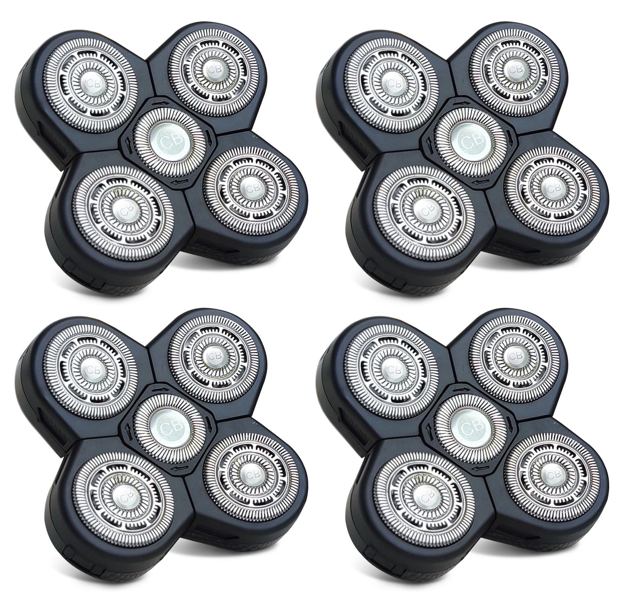 Bald Buddy Textured - Hair Shaving Head – For Coarse and Curly Hair (4 Units) - The Cut Buddy - The Cut Buddy