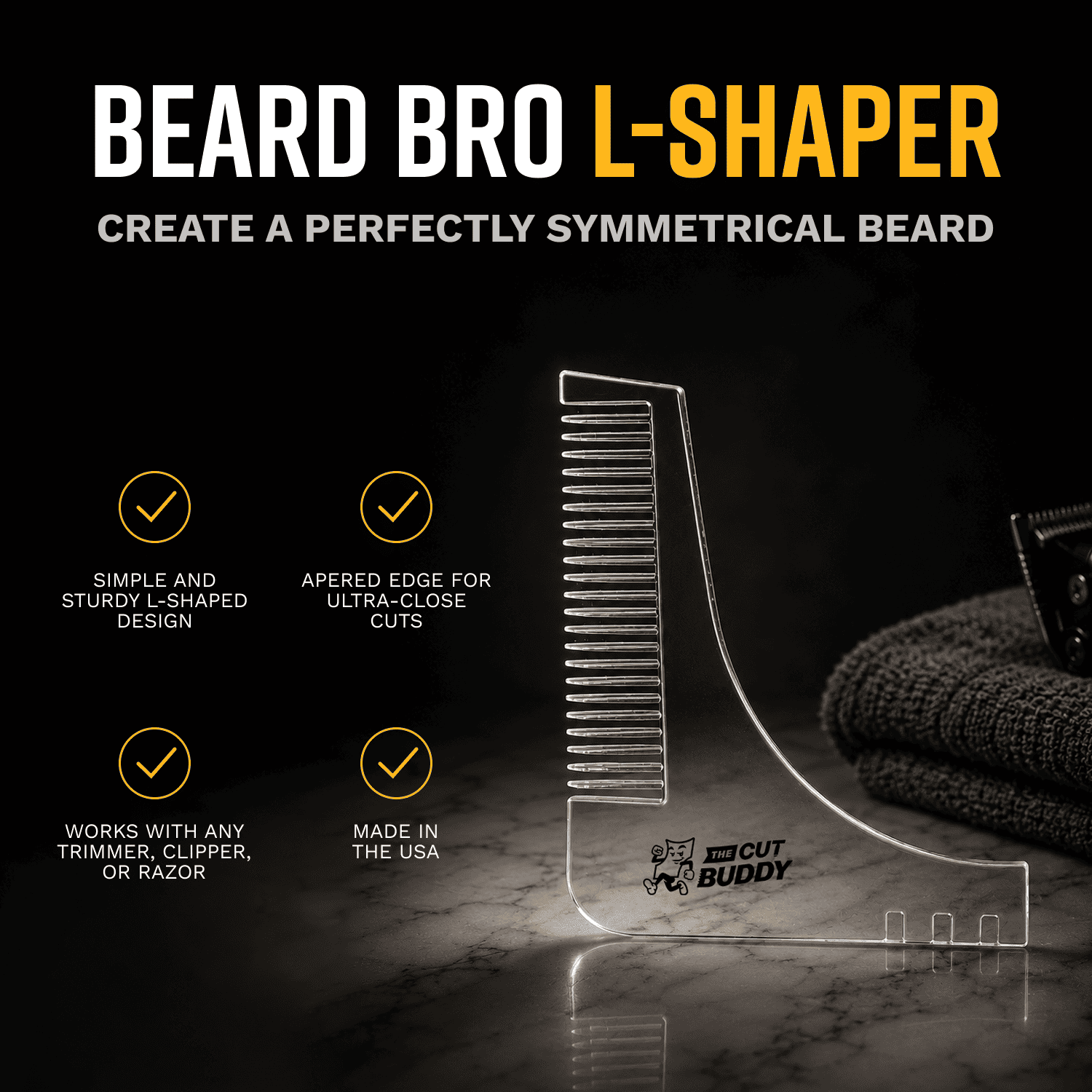 Beard Bro L Shaper - The Cut Buddy - The Cut Buddy