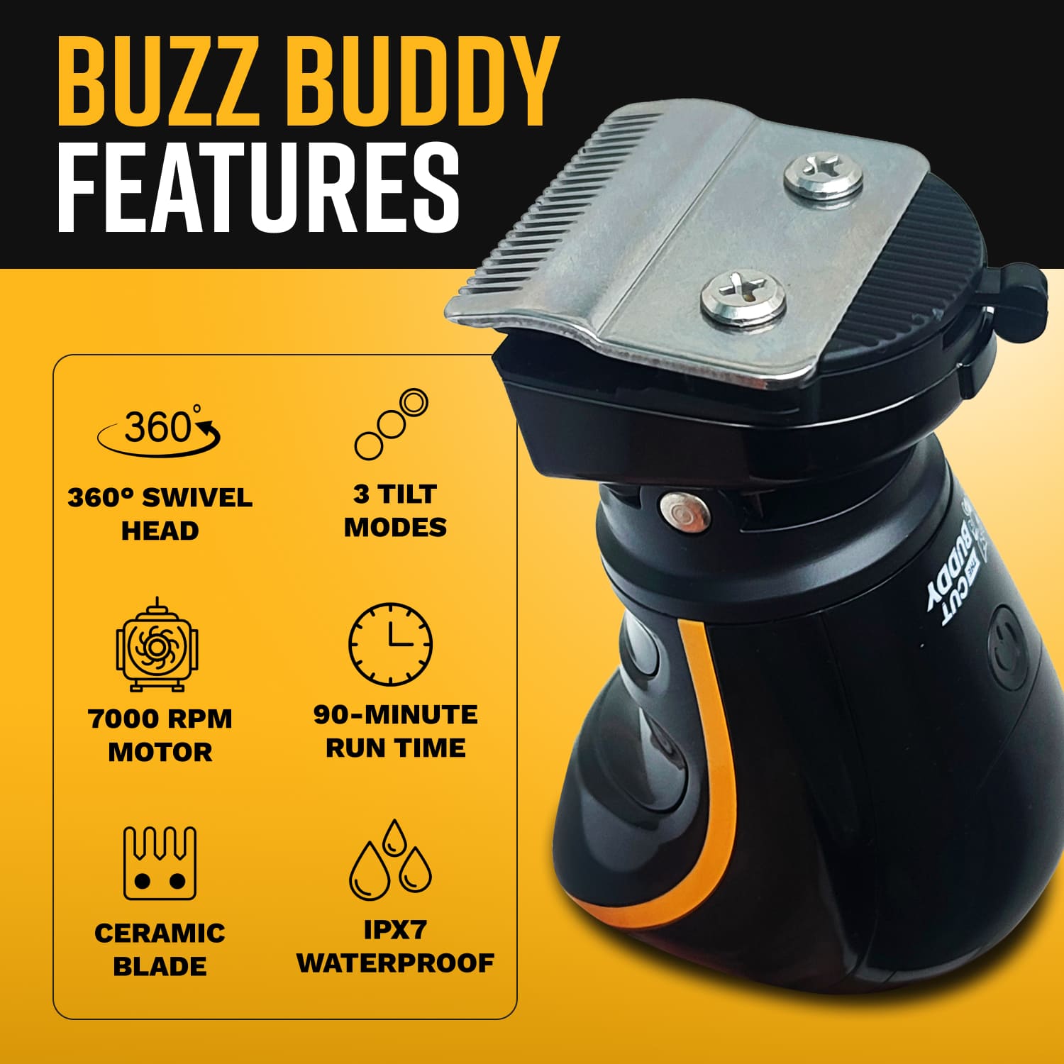 Buzz Buddy - 360° Clipper - The Cut Buddy - The Cut Buddy