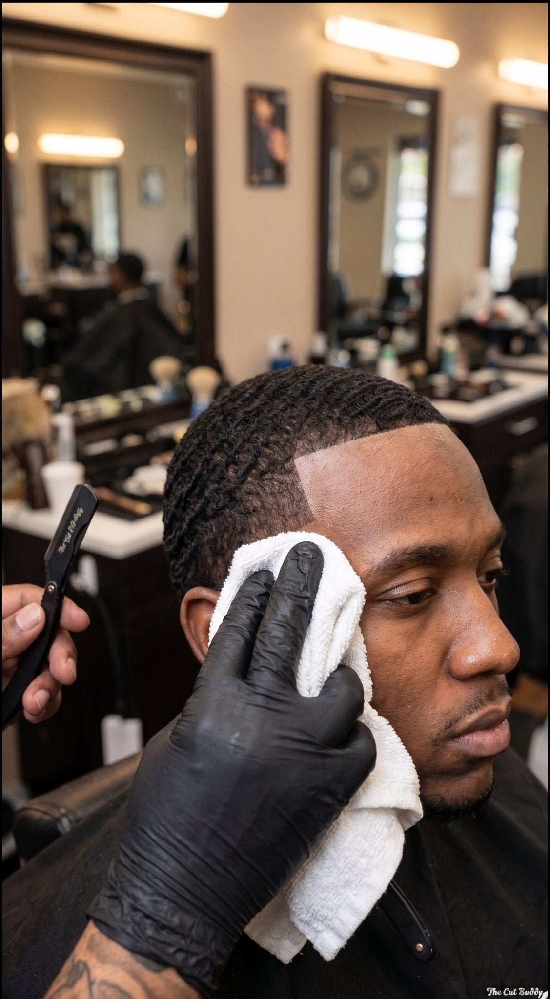 Ergonomic Straight Razor Holder - The Cut Buddy-The Cut Buddy