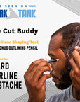 Hair Edge Up Trimmer Guide and Beard Shaping Stencil Tool - The Cut Buddy - The Cut Buddy