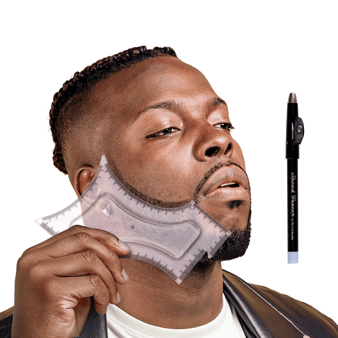 Hair Edge Up Trimmer Guide and Beard Shaping Stencil Tool - The Cut Buddy - The Cut Buddy