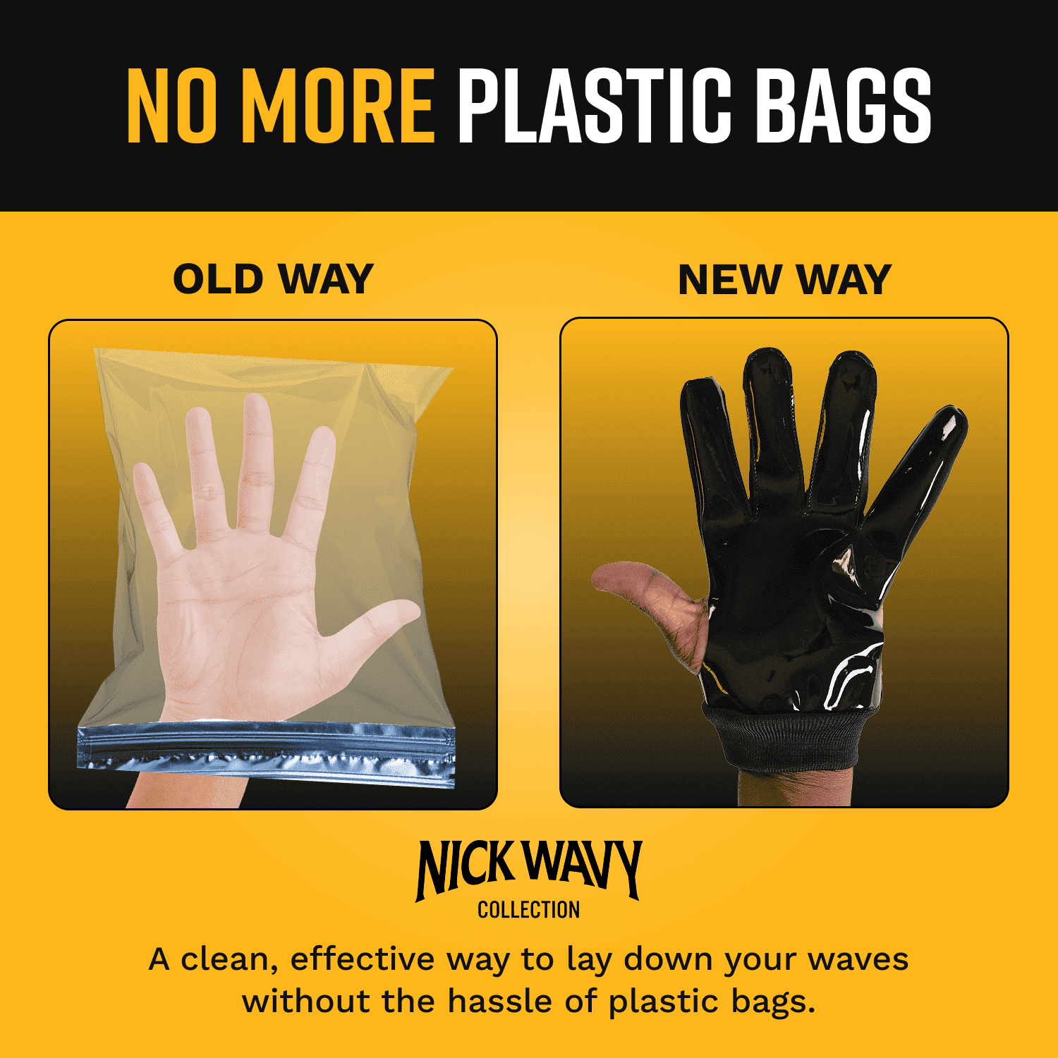 Nick Wavy Collection - Lay Down Glove for 360 Waves - The Cut Buddy - The Cut Buddy