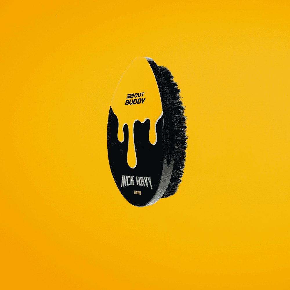 Nick Wavy Collection - Medium Firm Bristle Waves Brush - The Cut Buddy-The Cut Buddy