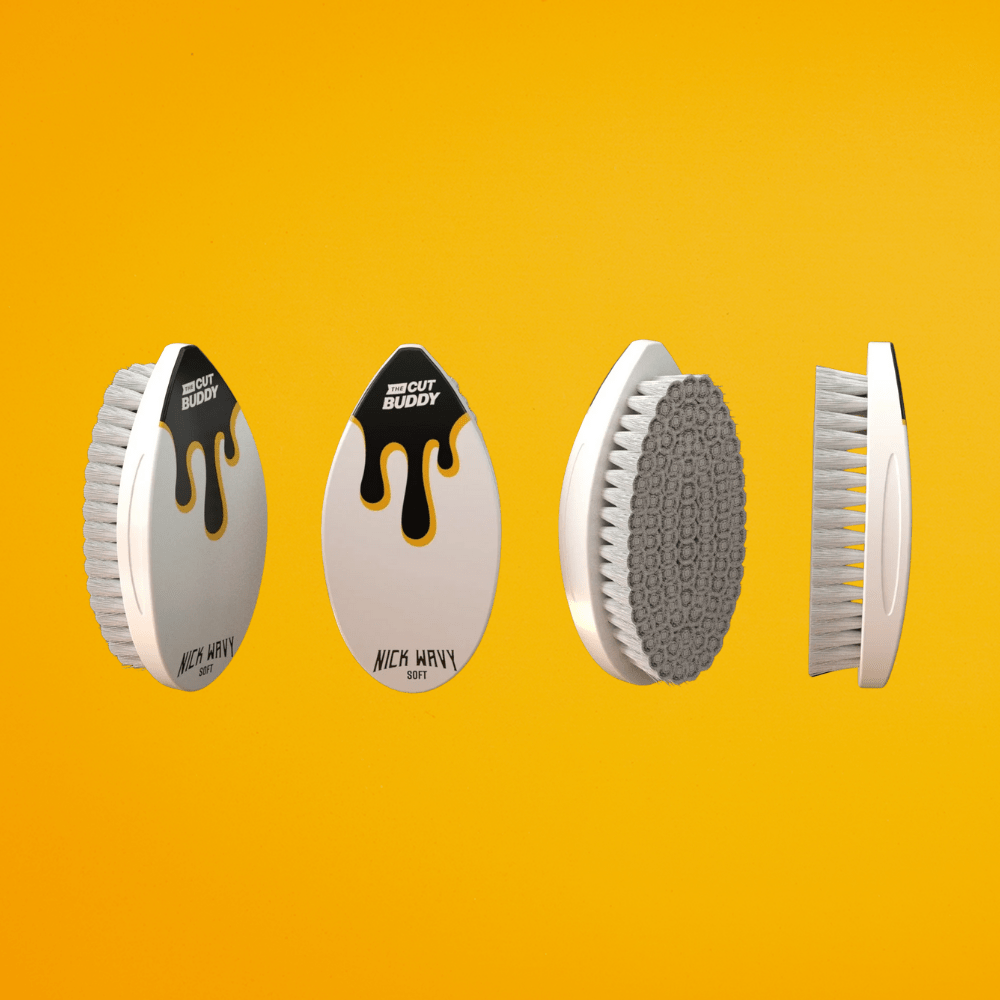 Nick Wavy Collection - Soft Bristle Waves Brush - The Cut Buddy - The Cut Buddy