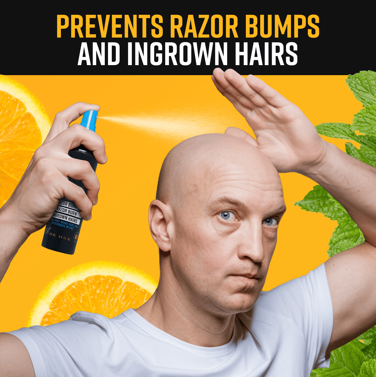 Post Shave Irritation Solution - Citrus 3.4 oz - The Cut Buddy - The Cut Buddy