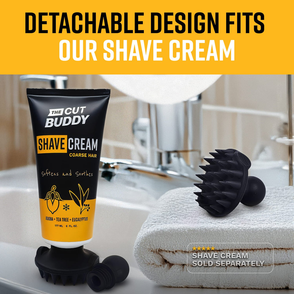 Pre - Shave Exfoliation Cone Bristle Brush - The Cut Buddy - The Cut Buddy