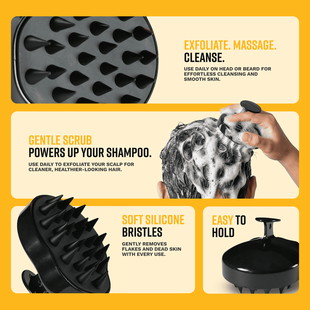 Pre - Shave Exfoliation Cone Bristle Brush - The Cut Buddy - The Cut Buddy