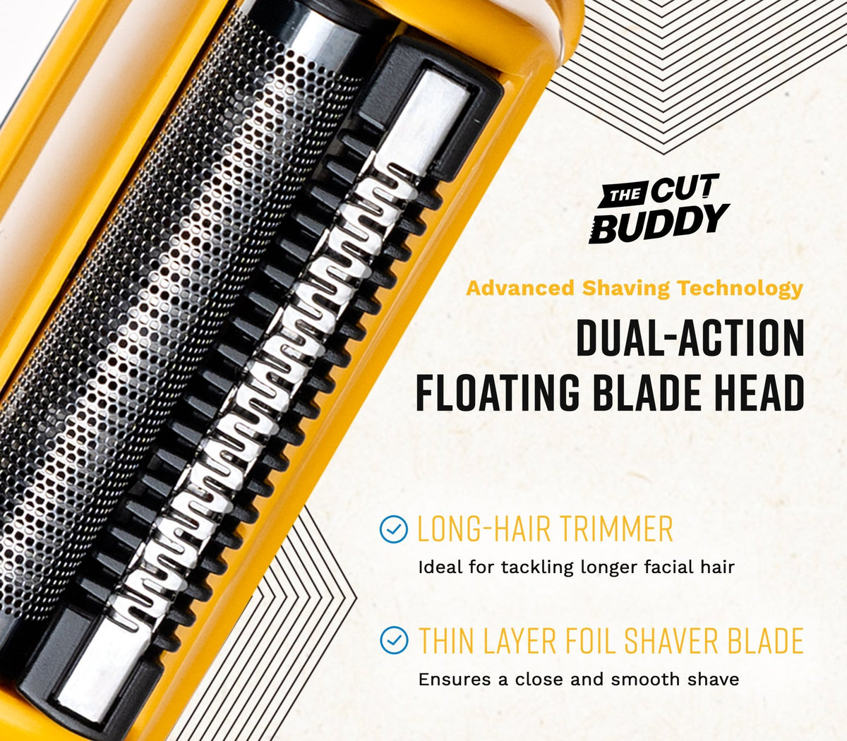 Shaving Compact Razor Shave Buddy - Mini Compact Foil Electric Face and Head Shaver – The Cut ...