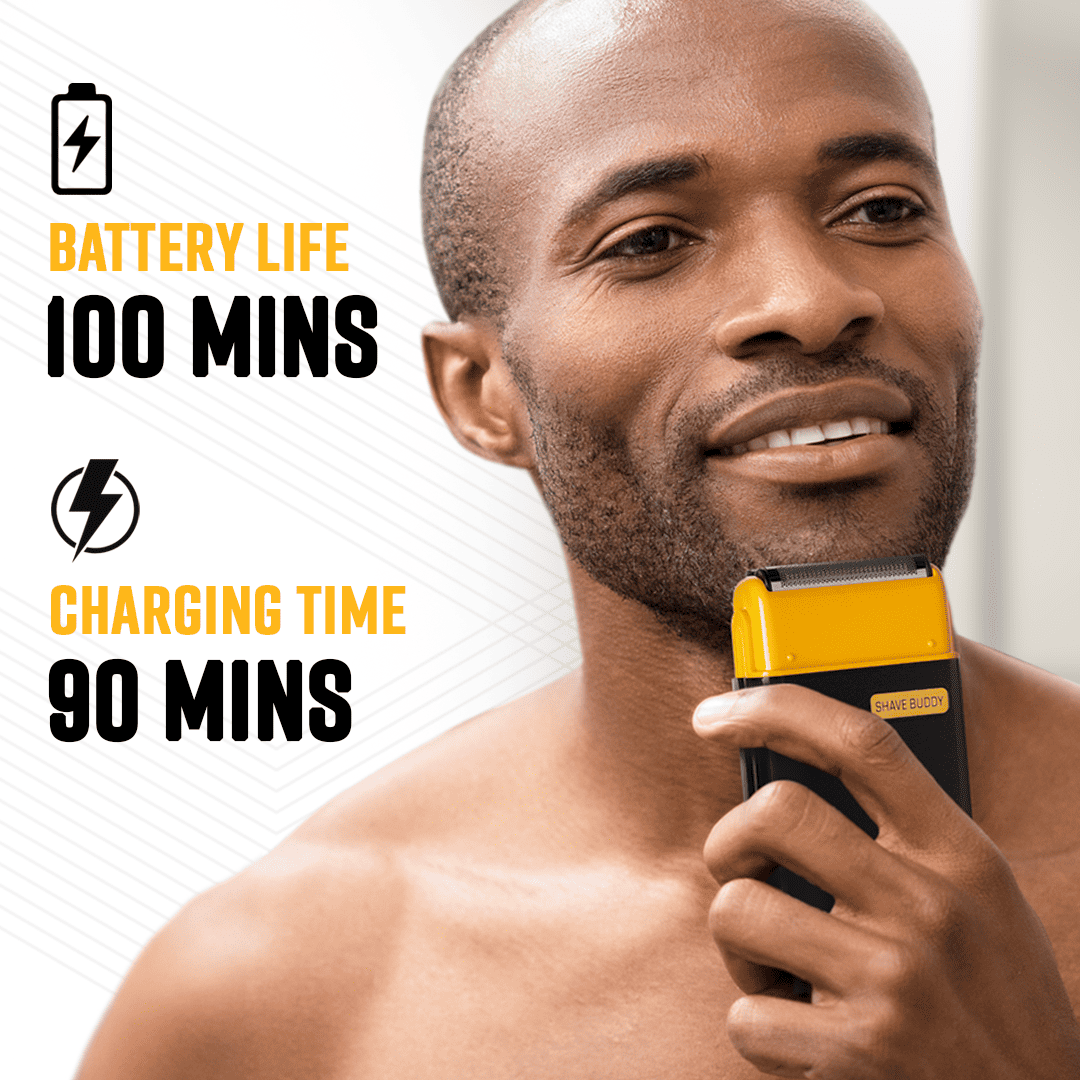 Shave Buddy - Mini Compact Foil Electric Face and Head Shaver - The Cut Buddy - The Cut Buddy