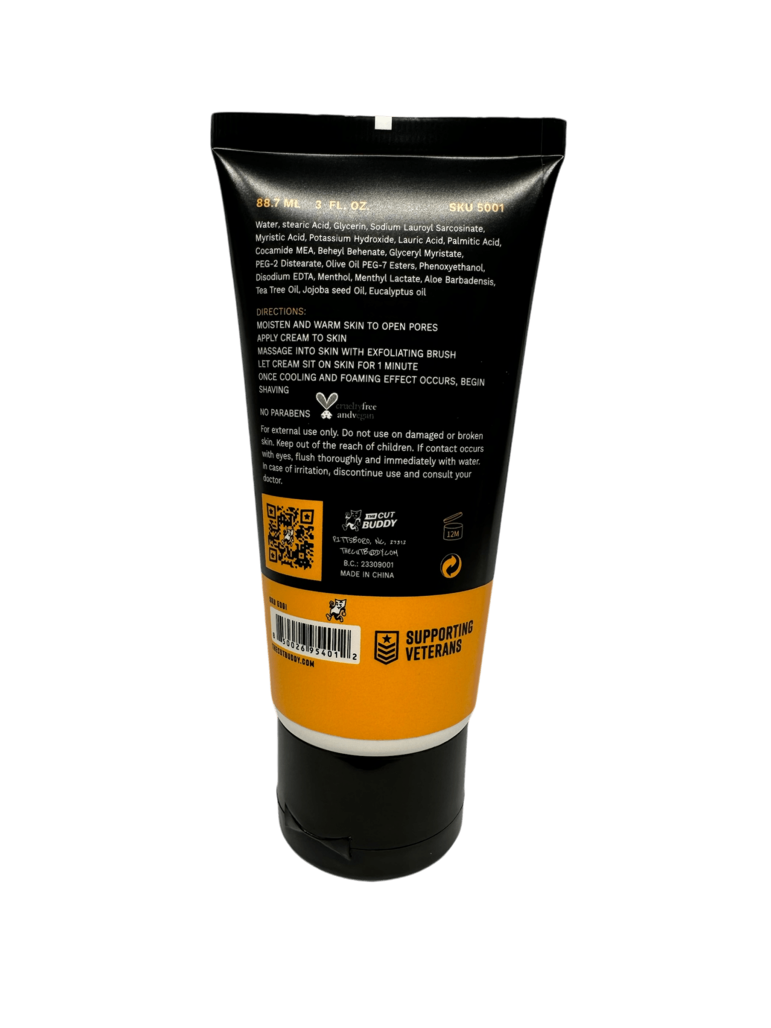 Shaving Cream - Soothing Foaming Solution (3 OZ) - The Cut Buddy - The Cut Buddy