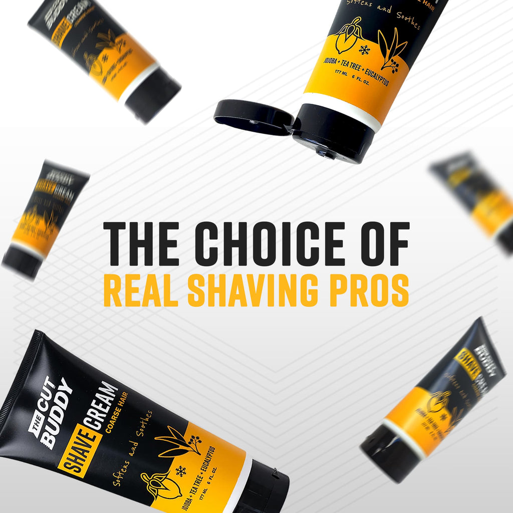 Shaving Cream - Soothing Foaming Solution (6 OZ) - The Cut Buddy - The Cut Buddy
