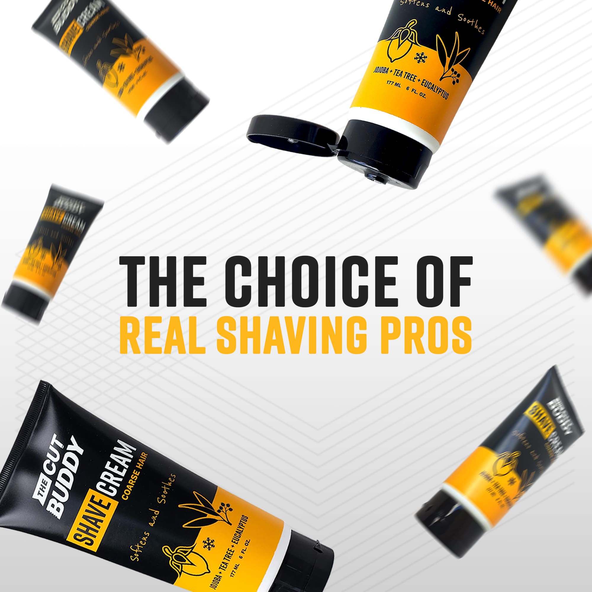 Shaving Cream - Soothing Foaming Solution (6 OZ) - The Cut Buddy - The Cut Buddy