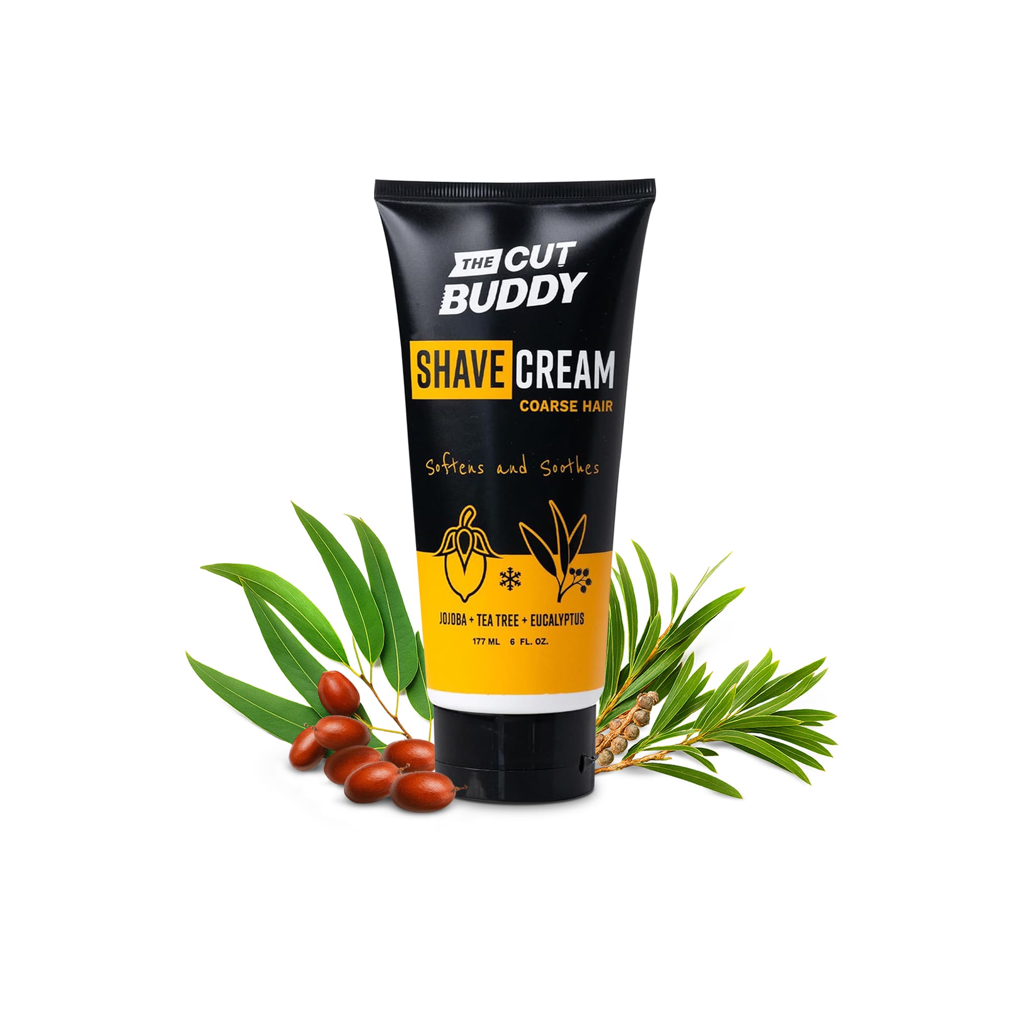 Shaving Cream - Soothing Foaming Solution (6 OZ) - The Cut Buddy - The Cut Buddy