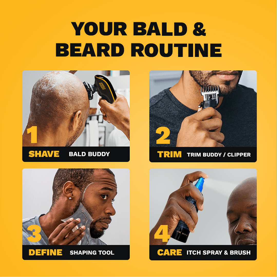 The Bald & Bearded Maintenance Kit - The Cut Buddy - The Cut Buddy