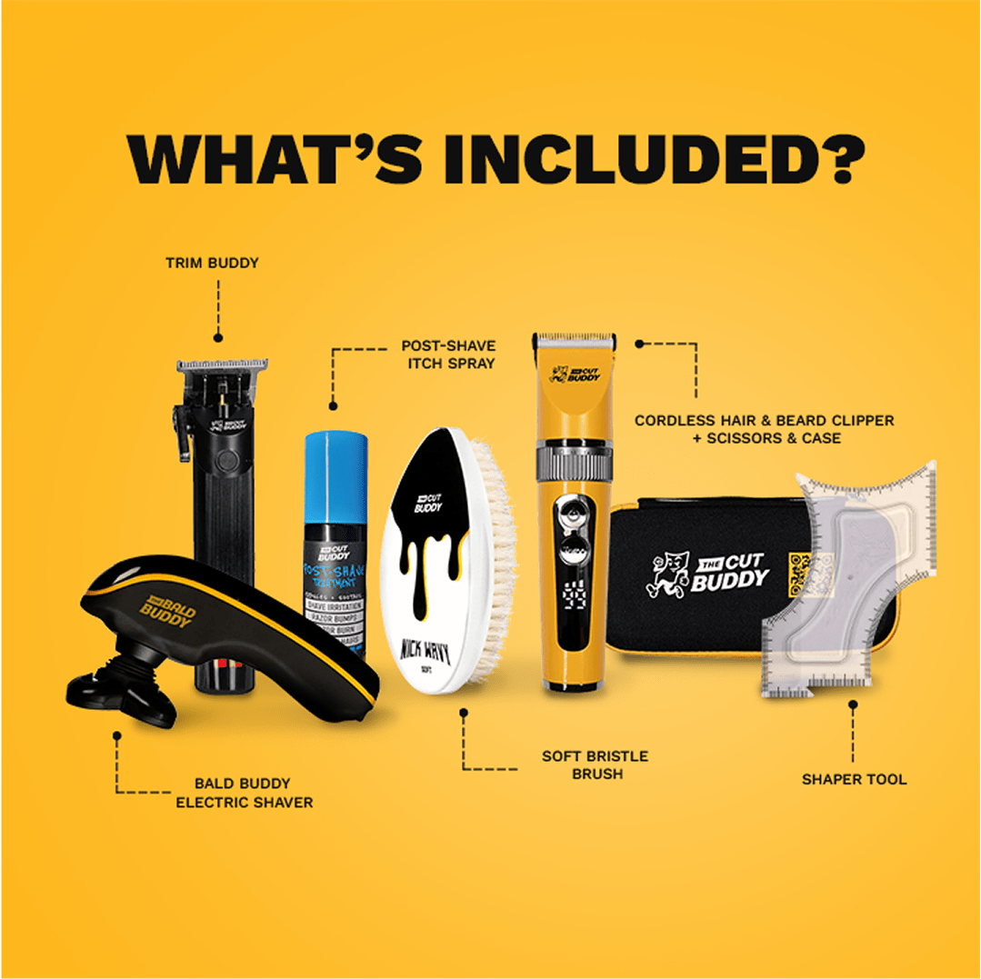 The Bald & Bearded Maintenance Kit - The Cut Buddy - The Cut Buddy