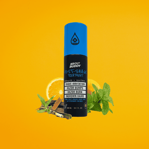 Post-Shave Treatment designed to reduce razor bumps, burn, and ingrown hairs with cooling mint and citrus.